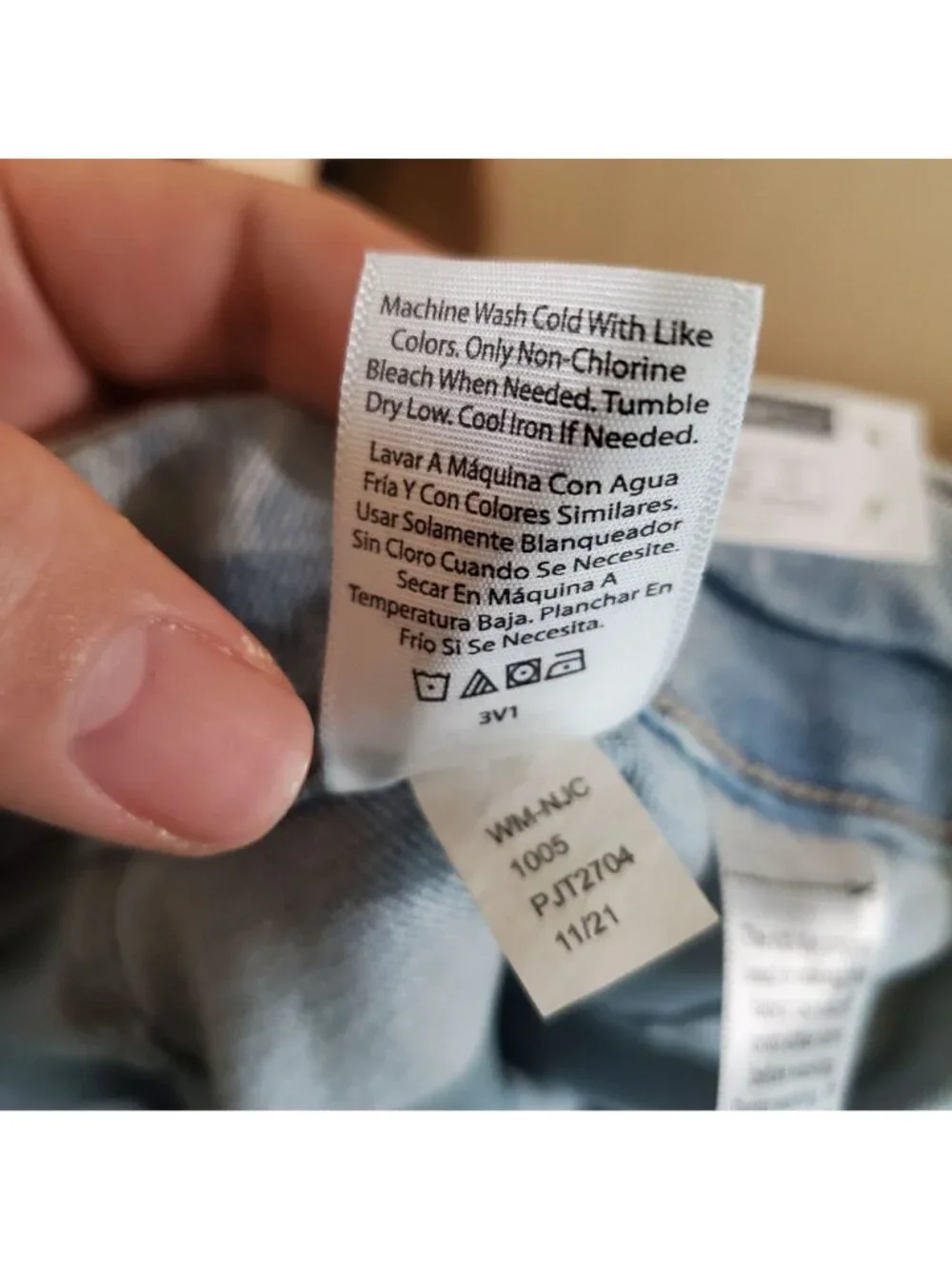 Time And Tru Shorts Womens 18 Light Blue High Rise Bermuda Relaxed Fit *NWT*